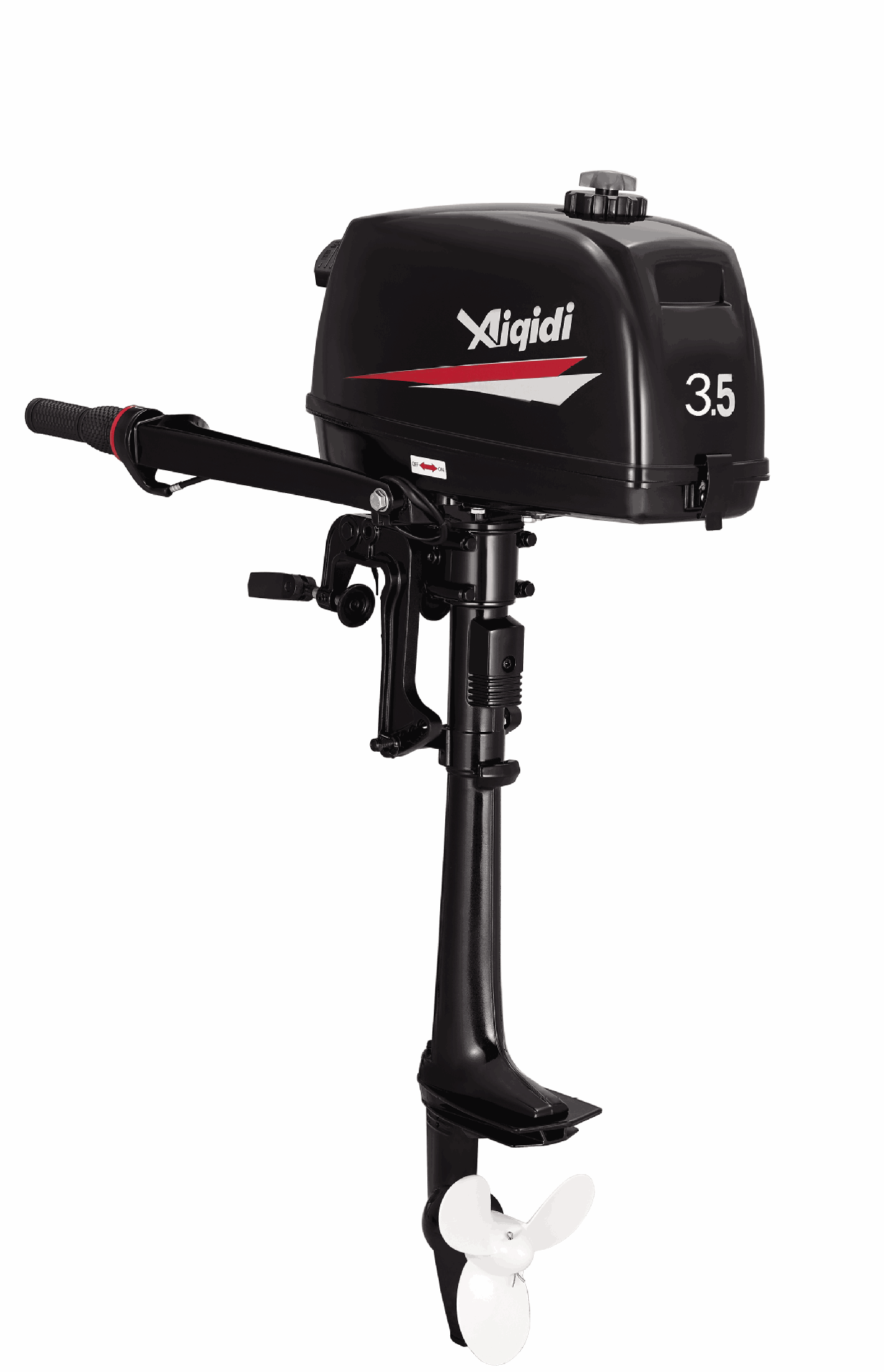 Fishing Boat Outboard Motor - Nieuwe Aiqidi 2-takt 3,5 PK watergekoelde