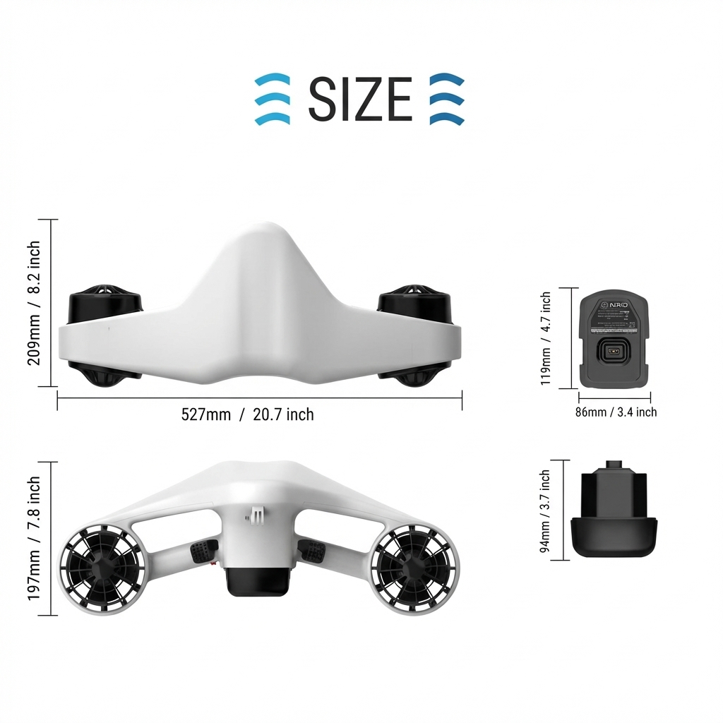 Elektrische Sea Scooter, 30m o - Fishing Boat Aluminum recensie en prijs