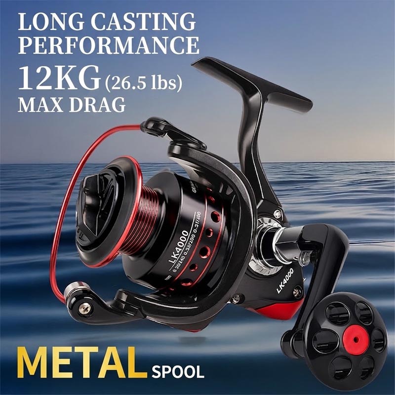 Volledig metalen spinhengelrol - Fishing Boat Steering Wheel recensie en prijs