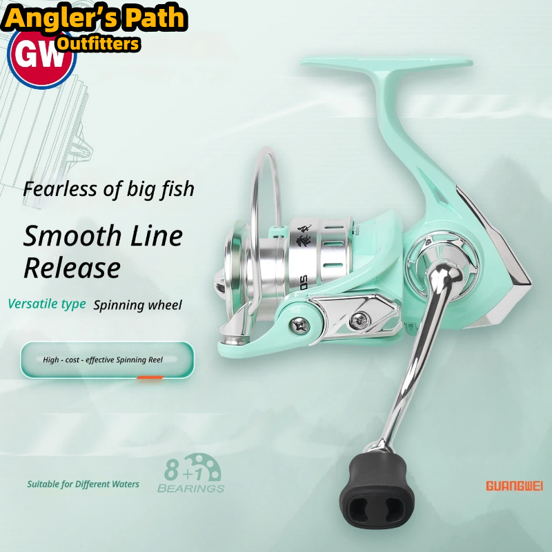 Guangwei Xiwu Spinvismolen 8+1 - Abu Garcia Reel Max recensie en prijs
